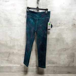 Ideology Teal and Black Leggings
